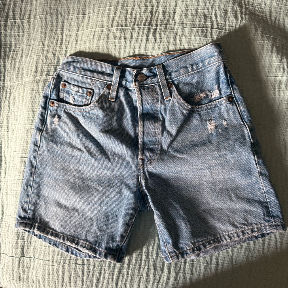 Levi's Light Blue Denim Women's Shorts